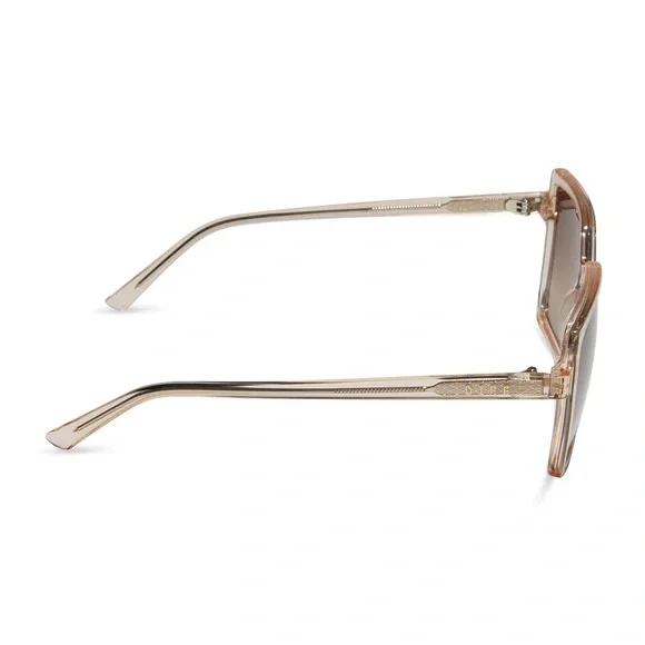 DIFF EYEWEAR ESME - VINTAGE ROSE CRYSTAL + BROWN GRADIENT SUNGLASSES - Picture 3 of 6